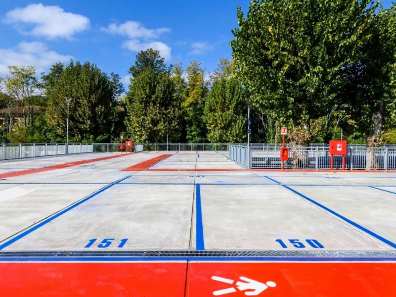 Ecco il parcheggio ex Staveco dopo i lavori di ampliamento