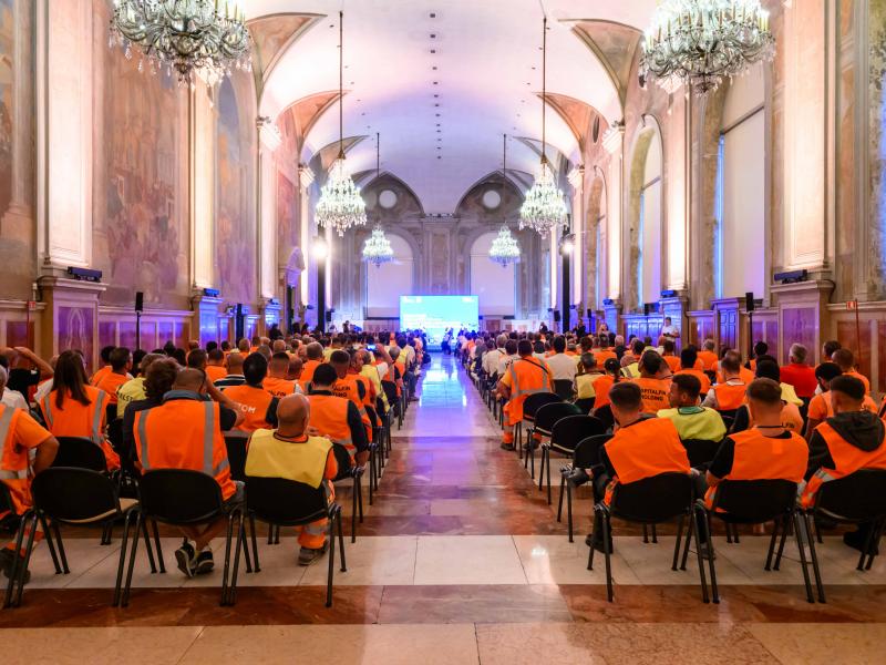 L’impresa dei mille. Premiati gli operai del tram